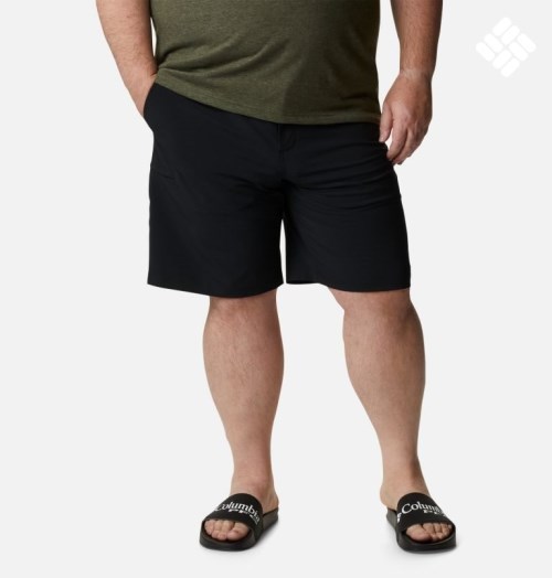 Men's Columbia PFG Grander Marlin II Offshore Shorts Black | Plus Size CA-W614L